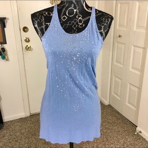 Long Sequined Tank